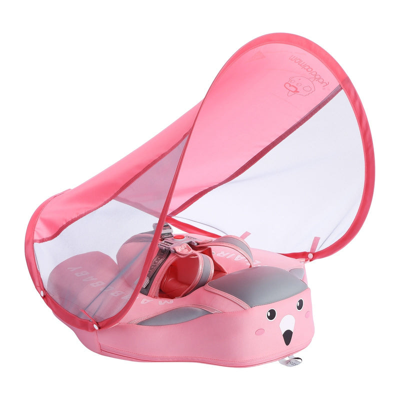 Mambobaby Standart Flutuador/Boia Rosa para Bebês Com Cinto de Segurança e Proteção FPU 50+ (3 meses a 2 anos) (Internacional)