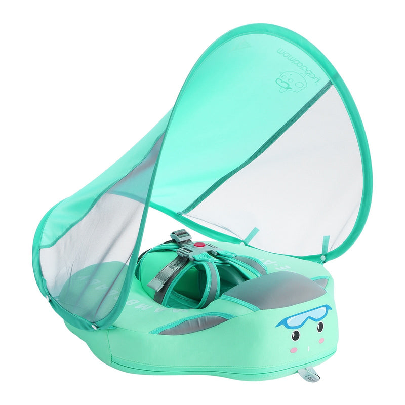 Mambobaby Standart Flutuador/Boia para Bebês Verde Com Cinto de Segurança e Proteção FPU 50+ (3 meses a 2 anos) (Internacional)