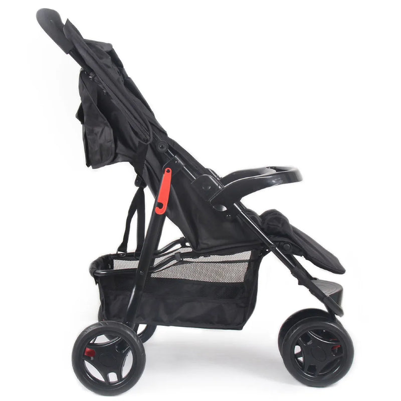 Carrinho De Passeio Para Bebê Delta (Até 15kg) Preto - Voyage