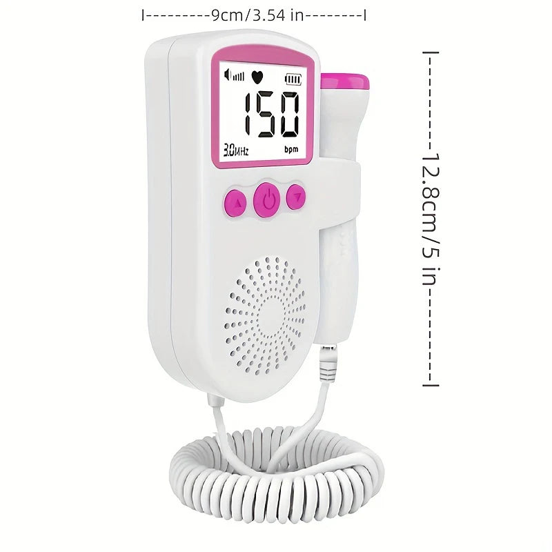 Monitor de Frequência Cardíaca Fetal Doppler