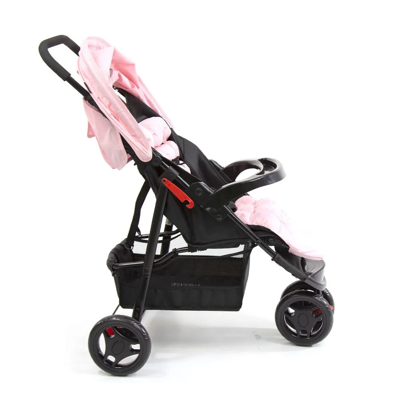 Carrinho De Passeio Para Bebê Delta (Até 15kg) Rosa - Voyage