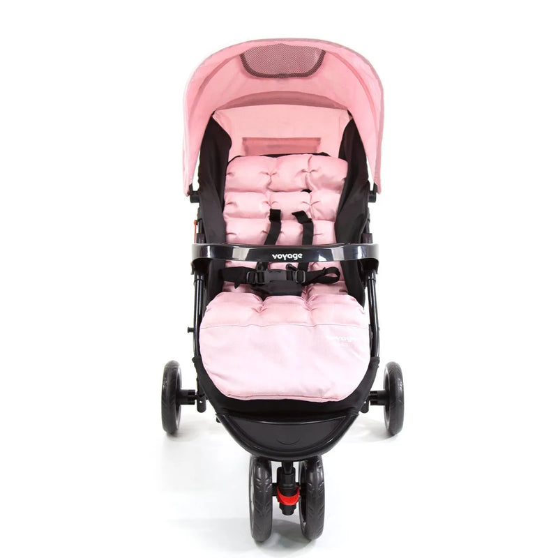 Carrinho De Passeio Para Bebê Delta (Até 15kg) Rosa - Voyage