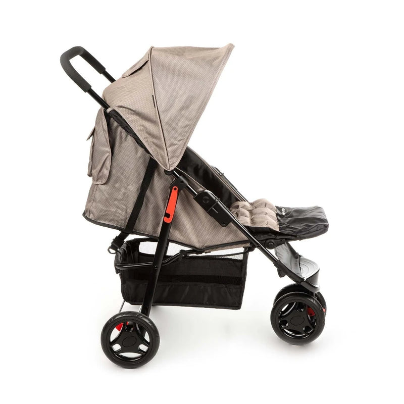 Carrinho de Passeio e Bebê Conforto Delta TS Pro Bege-Voyage