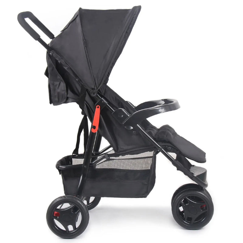 Carrinho De Passeio Para Bebê Delta (Até 15kg) Preto - Voyage