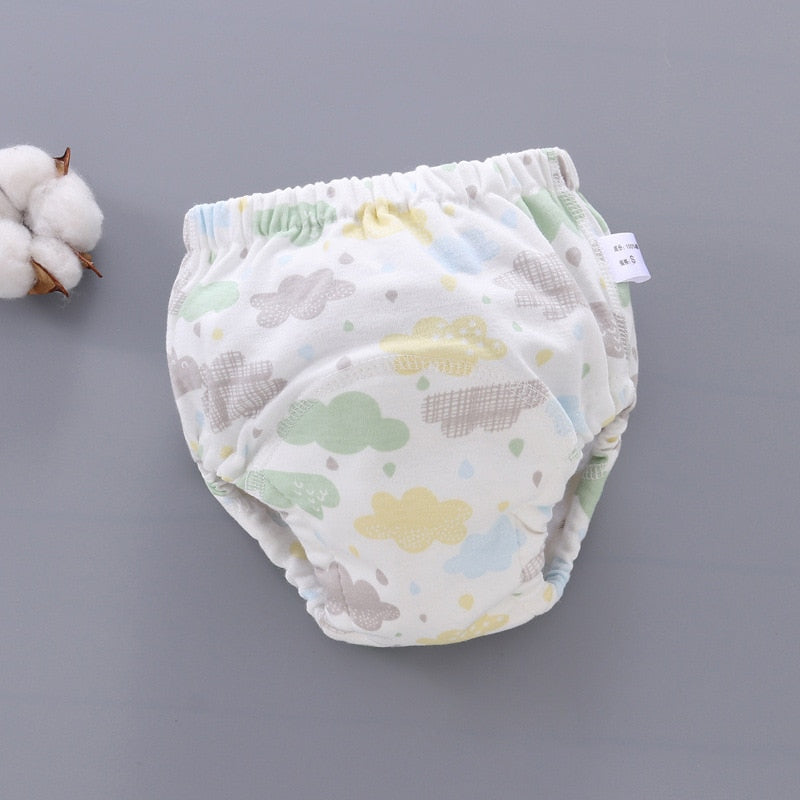 6 Layers Baby Diapers Cotton Panties Newborn Fraldas Reusable
